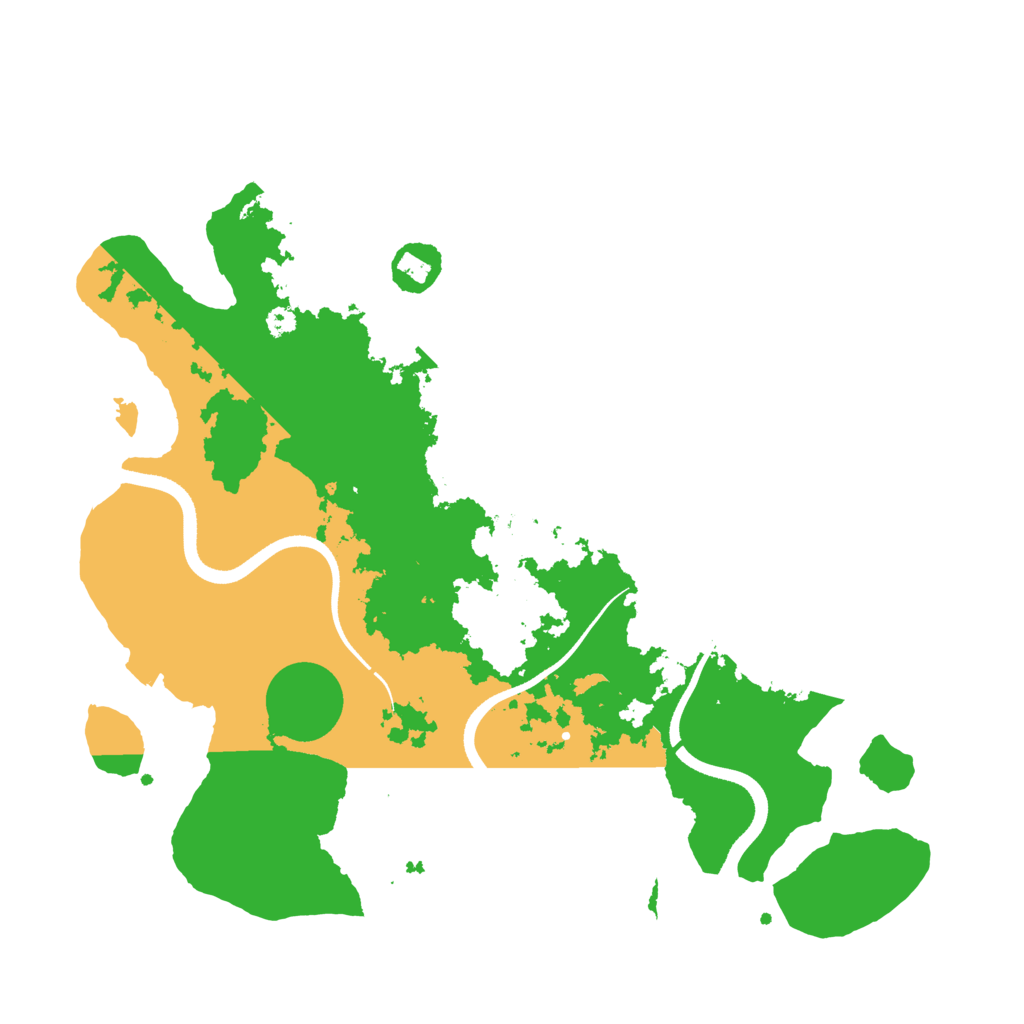Biome Rust Map: Procedural Map, Size: 3500, Seed: 1767113866