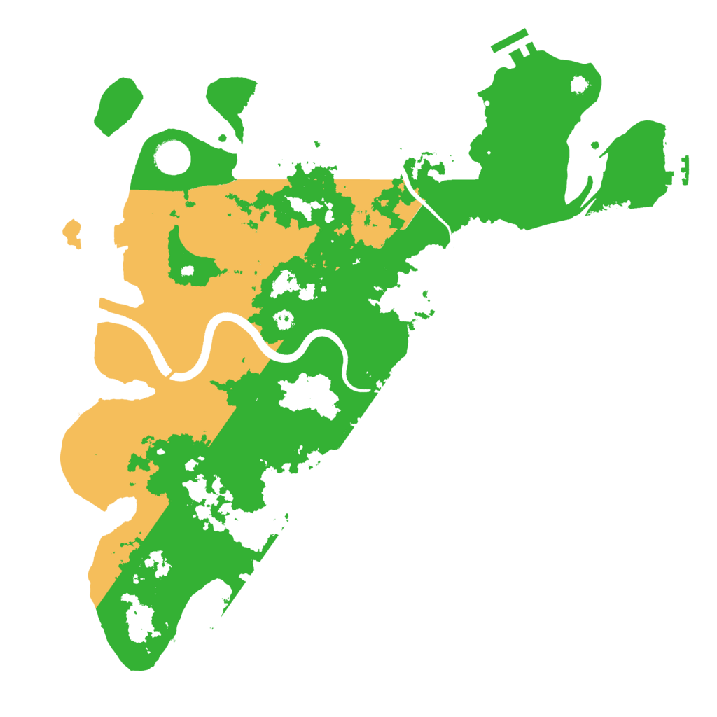 Biome Rust Map: Procedural Map, Size: 3700, Seed: 1276465787