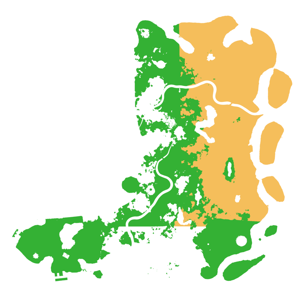 Biome Rust Map: Procedural Map, Size: 5000, Seed: 662035475