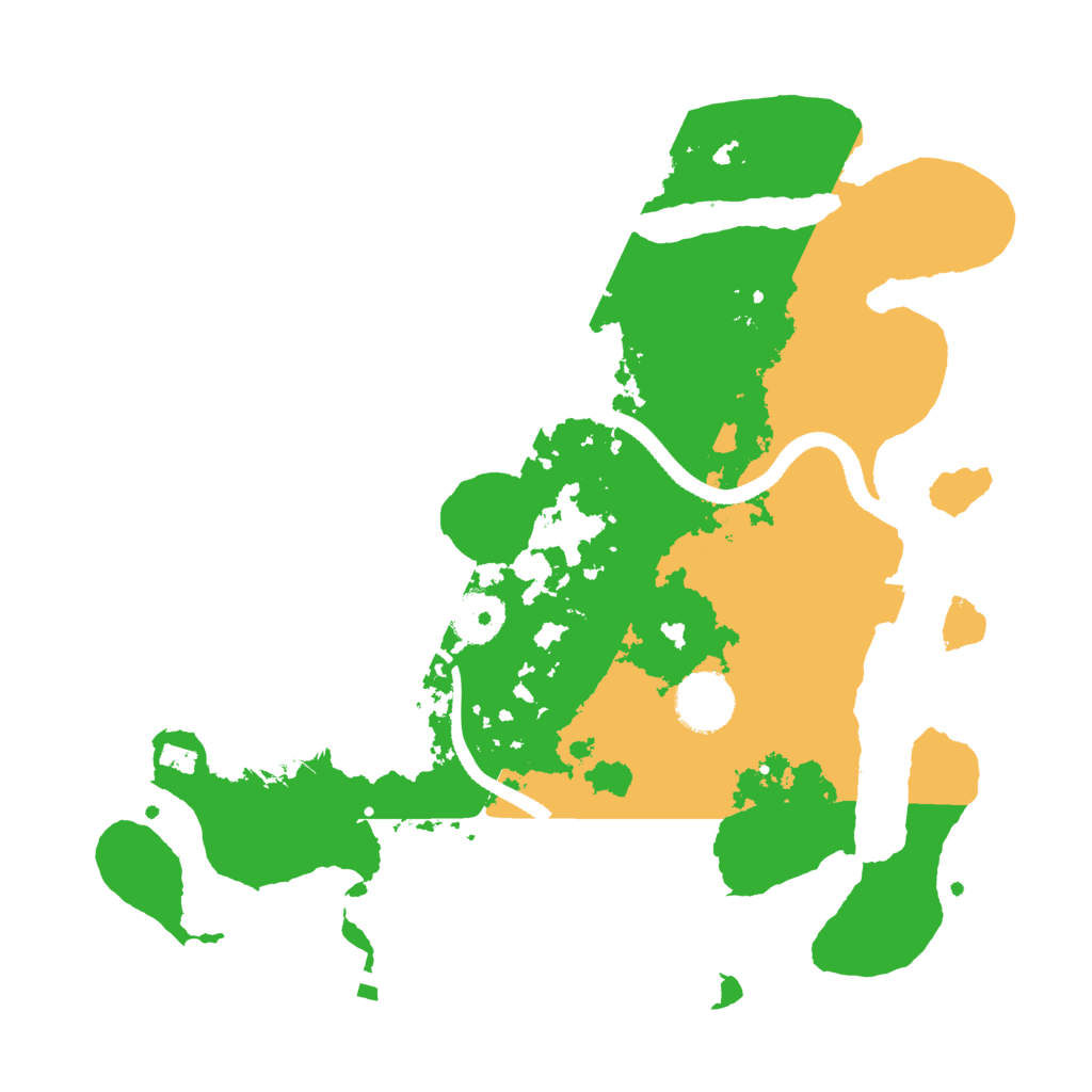 Biome Rust Map: Procedural Map, Size: 3275, Seed: 1945