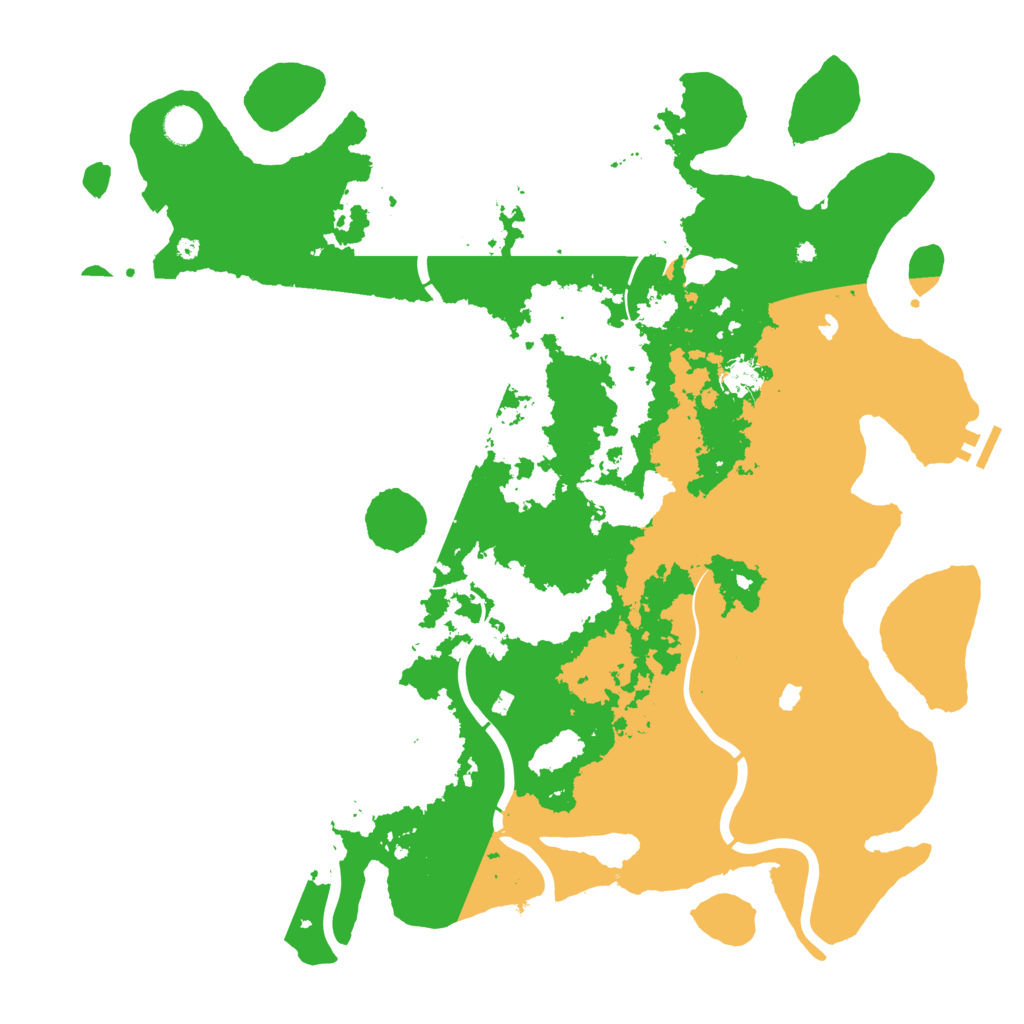 Biome Rust Map: Procedural Map, Size: 4650, Seed: 186888775