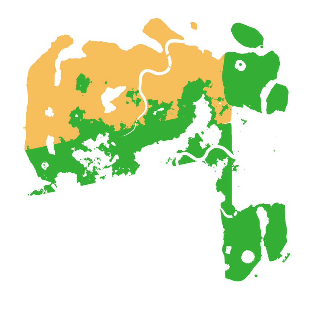 Biome Rust Map: Procedural Map, Size: 4250, Seed: 108410393