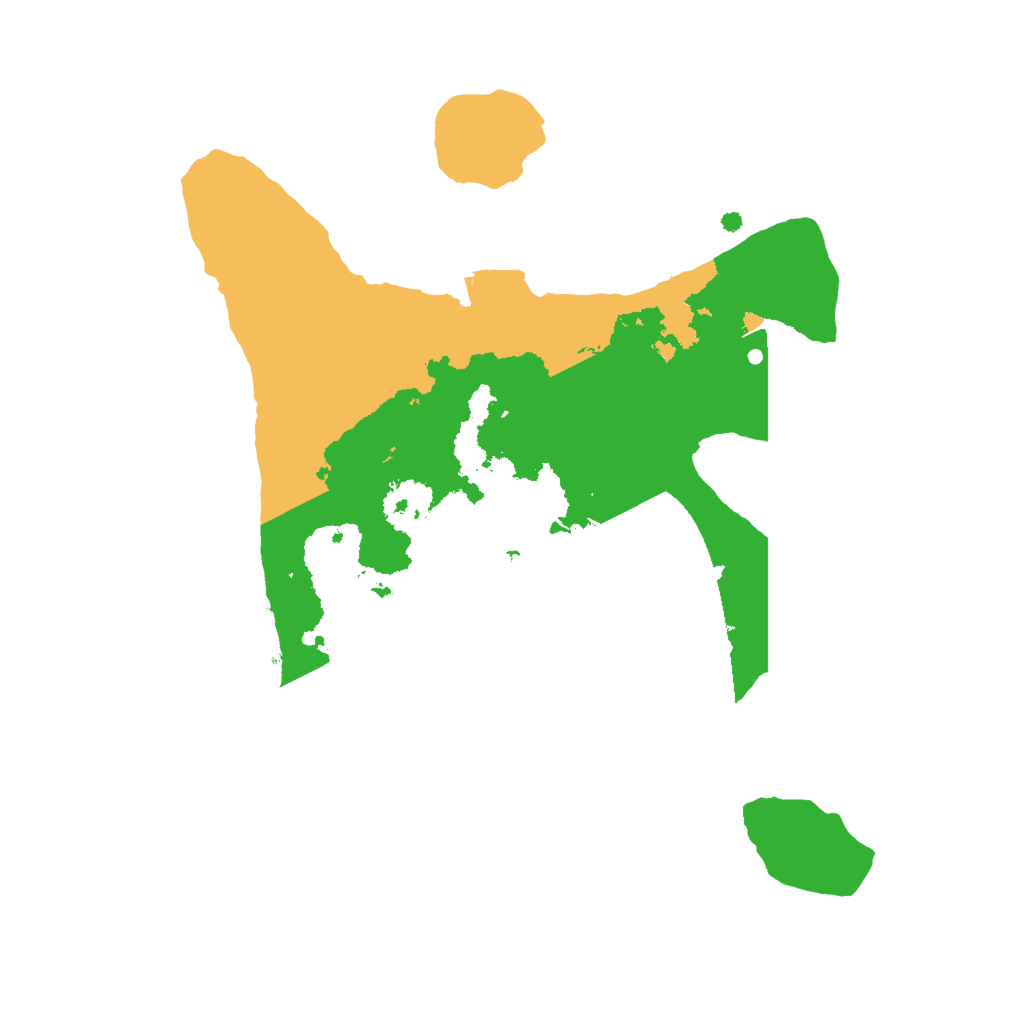 Biome Rust Map: Procedural Map, Size: 2000, Seed: 125875478