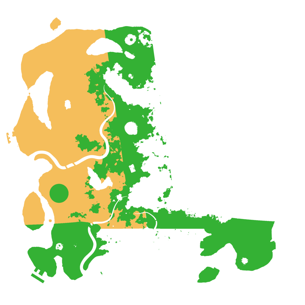 Biome Rust Map: Procedural Map, Size: 4250, Seed: 2078308433