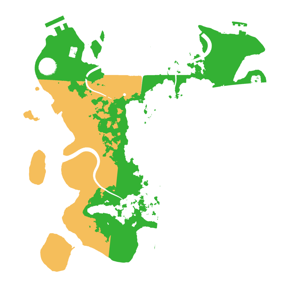 Biome Rust Map: Procedural Map, Size: 3000, Seed: 3254760