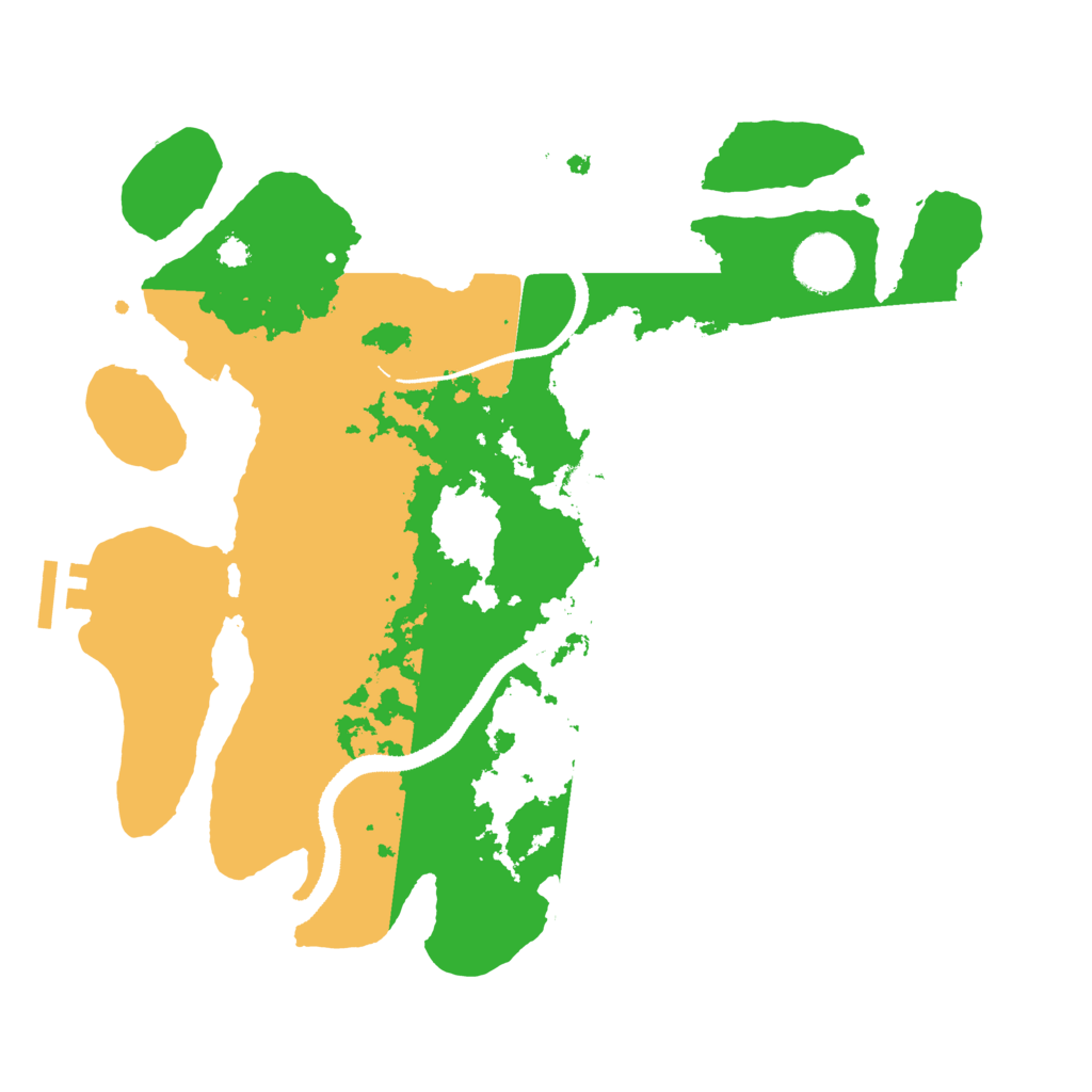 Biome Rust Map: Procedural Map, Size: 3250, Seed: 941075563