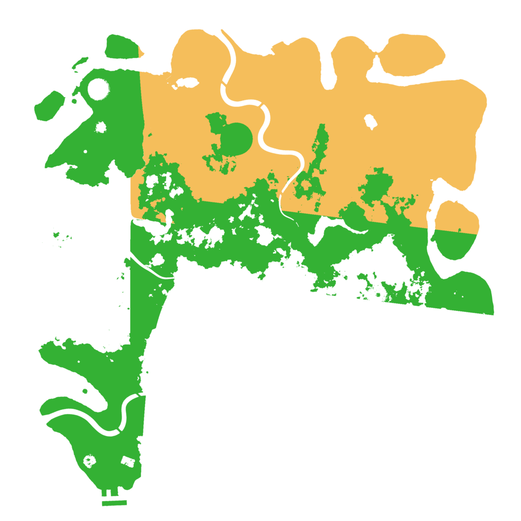 Biome Rust Map: Procedural Map, Size: 4250, Seed: 867316650