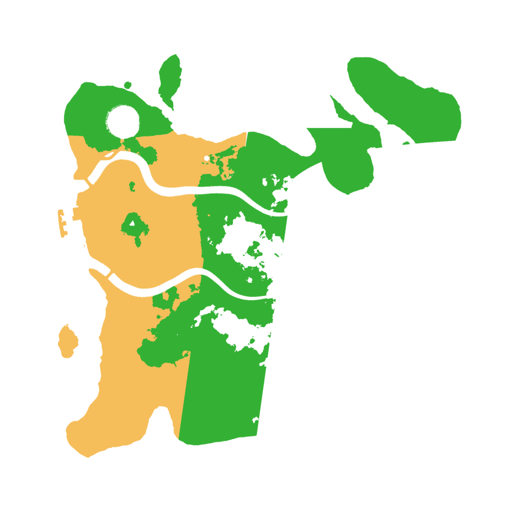 Biome Rust Map: Procedural Map, Size: 2800, Seed: 620376037