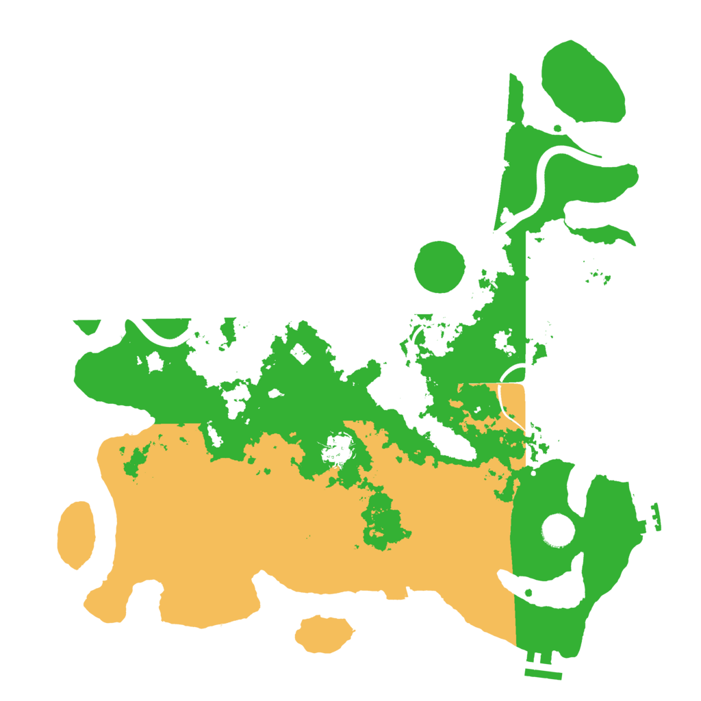 Biome Rust Map: Procedural Map, Size: 3800, Seed: 1622798283