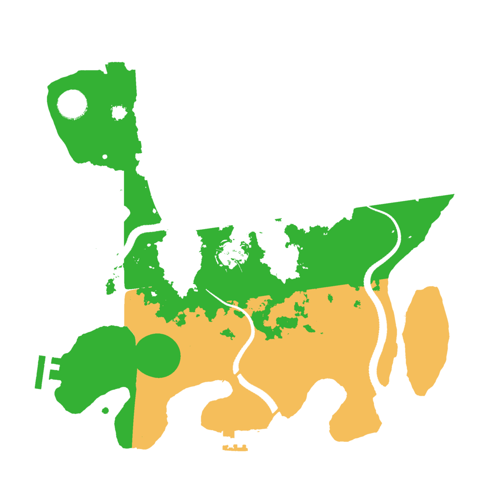 Biome Rust Map: Procedural Map, Size: 3000, Seed: 428432062