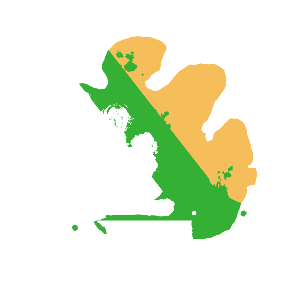 Biome Rust Map: Procedural Map, Size: 2000, Seed: 540927396