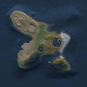 Thumbnail Rust Map: Procedural Map, Size: 1500, Seed: 483157143, 2 Monuments