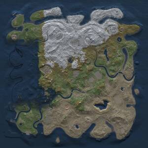 Thumbnail Rust Map: Procedural Map, Size: 4700, Seed: 112409143, 17 Monuments
