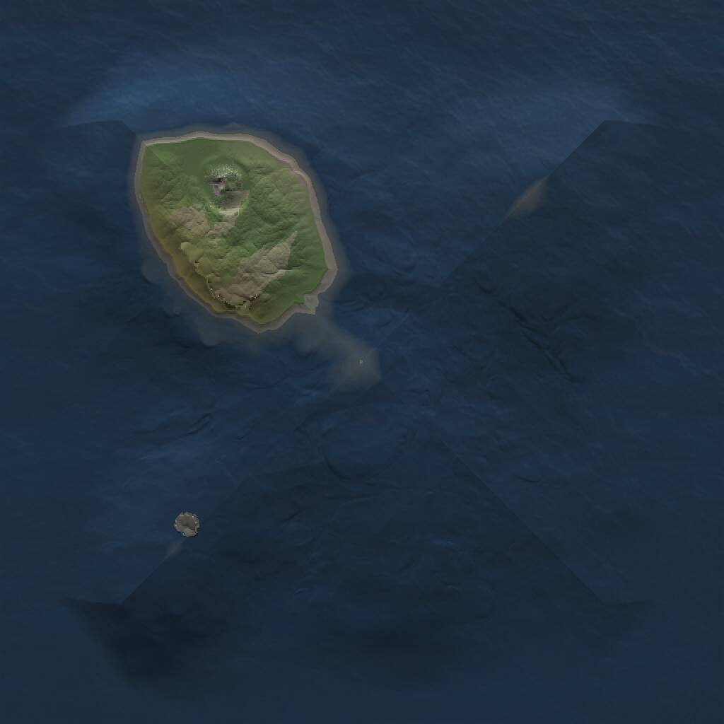 Rust Map: Procedural Map, Size: 1200, Seed: 1889129988, 1 Monuments