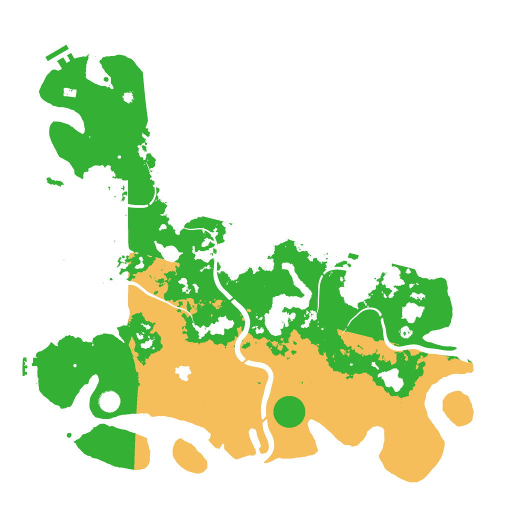 Biome Rust Map: Procedural Map, Size: 4250, Seed: 558590122