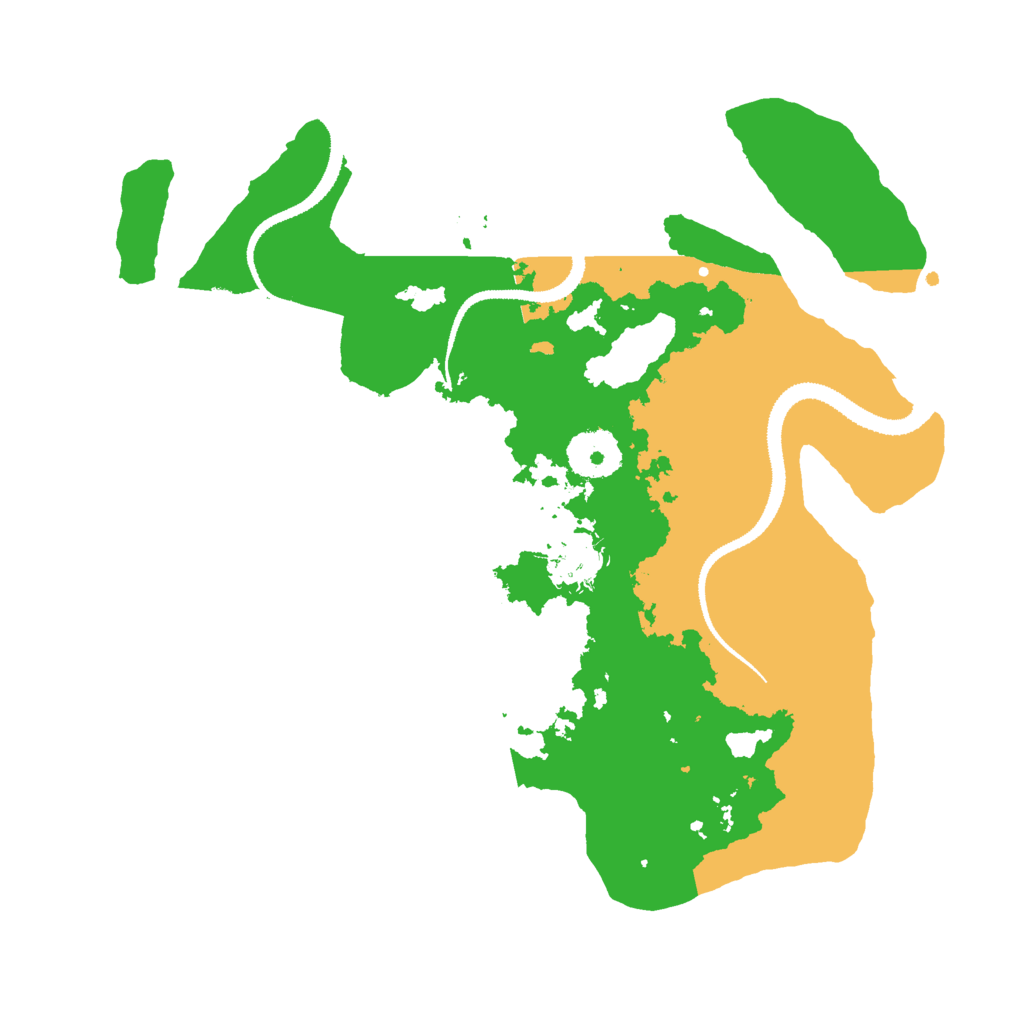 Biome Rust Map: Procedural Map, Size: 3000, Seed: 899548775