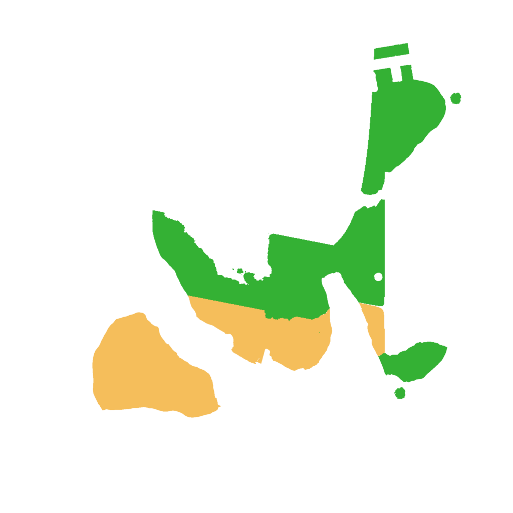 Biome Rust Map: Procedural Map, Size: 1850, Seed: 540753448