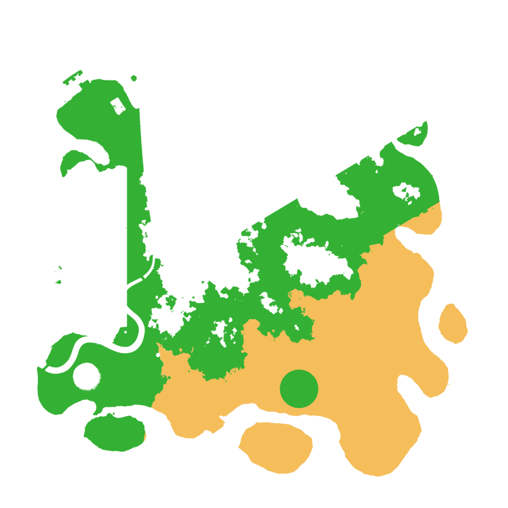 Biome Rust Map: Procedural Map, Size: 3500, Seed: 5995946