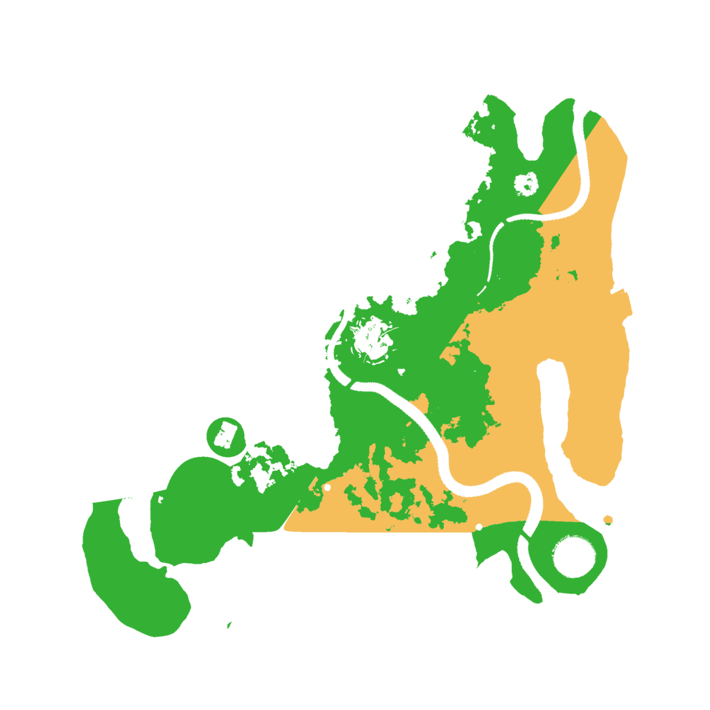 Biome Rust Map: Procedural Map, Size: 3000, Seed: 42018769