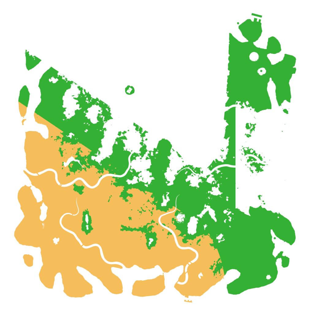 Biome Rust Map: Procedural Map, Size: 6000, Seed: 2147482342
