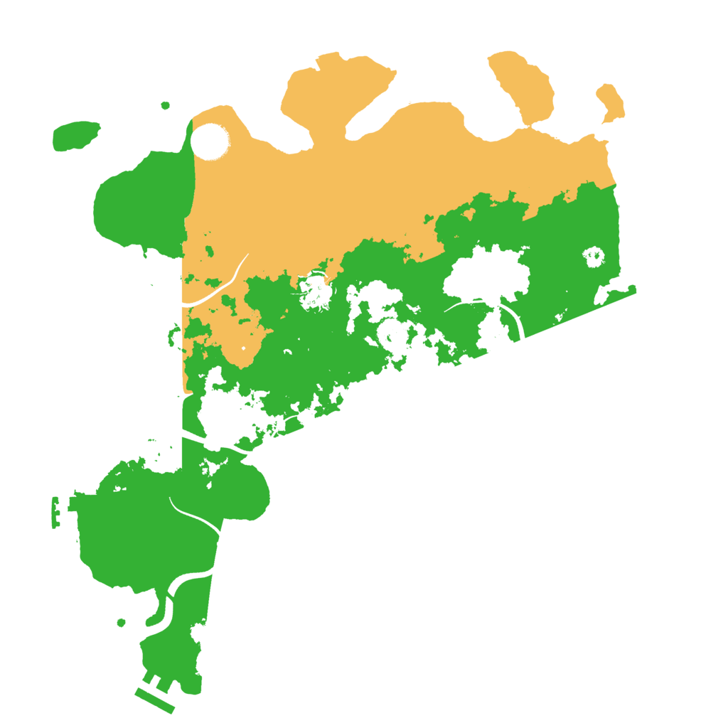 Biome Rust Map: Procedural Map, Size: 3500, Seed: 986640450