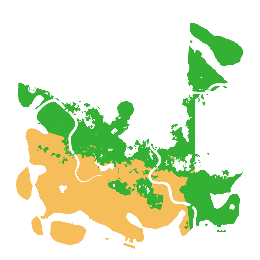 Biome Rust Map: Procedural Map, Size: 4250, Seed: 1658498088