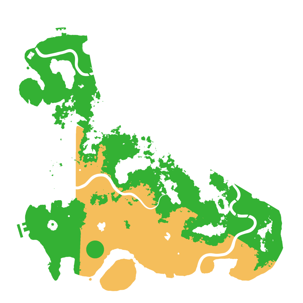 Biome Rust Map: Procedural Map, Size: 4500, Seed: 133780154