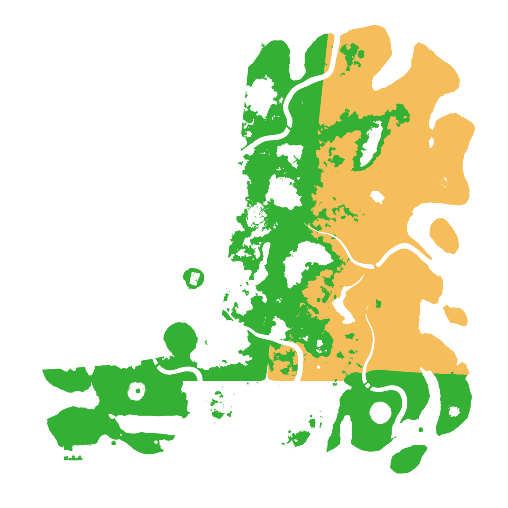 Biome Rust Map: Procedural Map, Size: 4250, Seed: 158552190