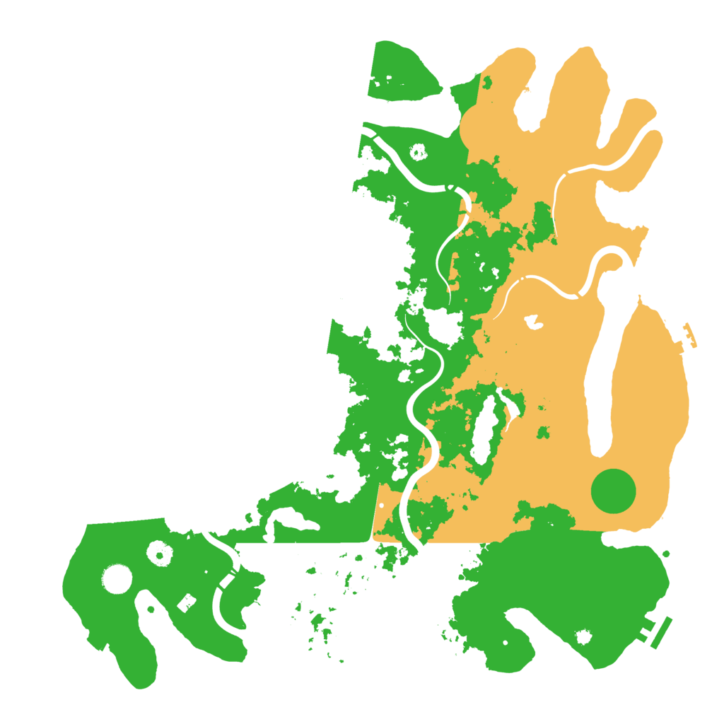 Biome Rust Map: Procedural Map, Size: 4250, Seed: 268075239