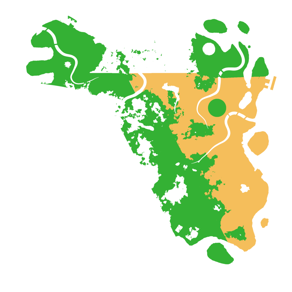 Biome Rust Map: Procedural Map, Size: 4250, Seed: 2083863091
