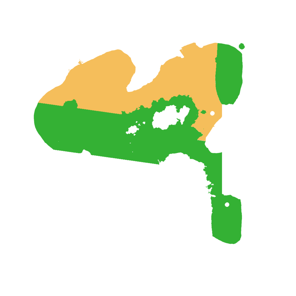 Biome Rust Map: Procedural Map, Size: 2000, Seed: 349584