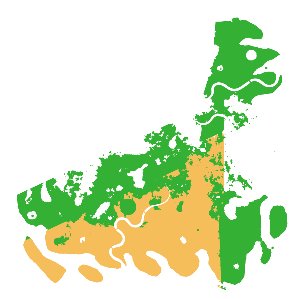 Biome Rust Map: Procedural Map, Size: 5000, Seed: 878714