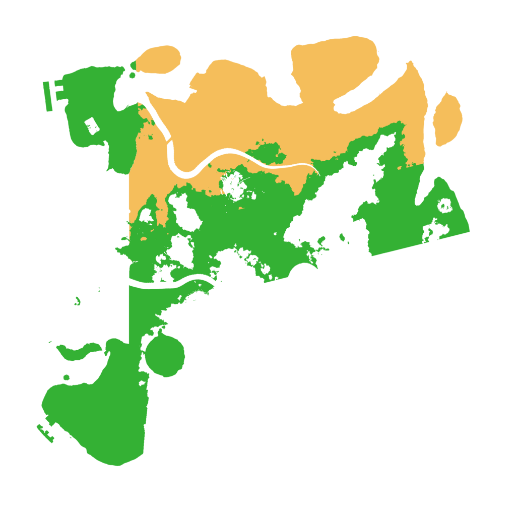 Biome Rust Map: Procedural Map, Size: 3500, Seed: 573102273