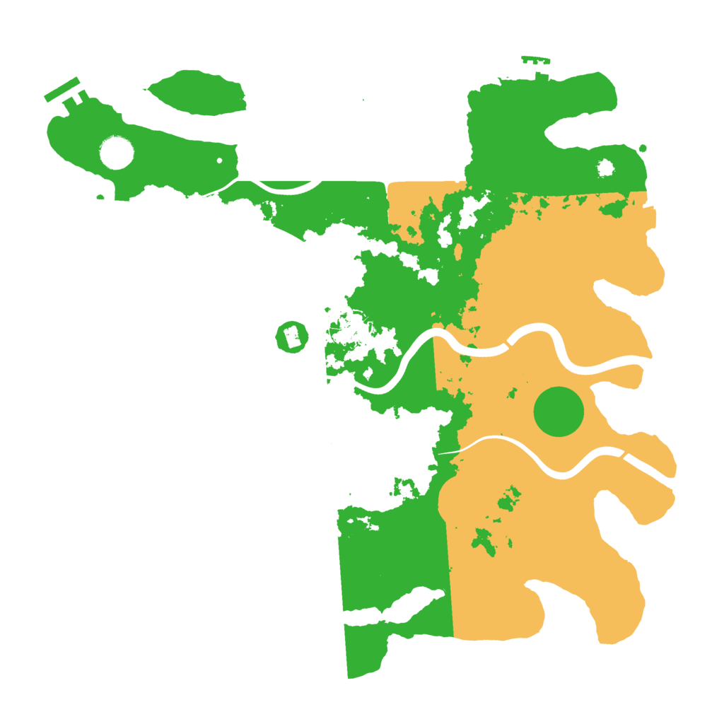 Biome Rust Map: Procedural Map, Size: 3800, Seed: 711674868
