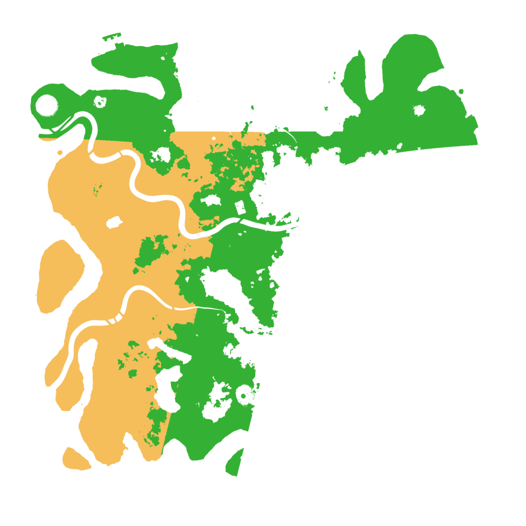 Biome Rust Map: Procedural Map, Size: 4250, Seed: 775494001