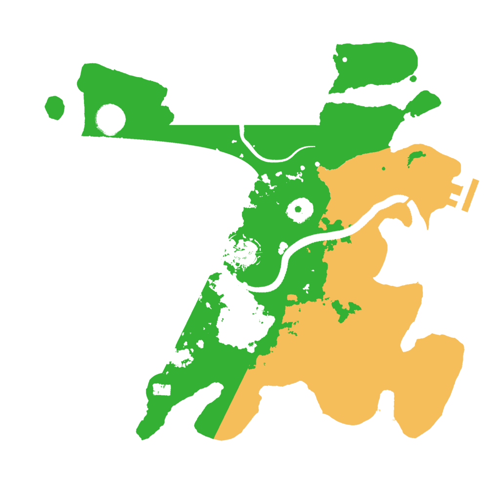 Biome Rust Map: Procedural Map, Size: 3000, Seed: 6967420