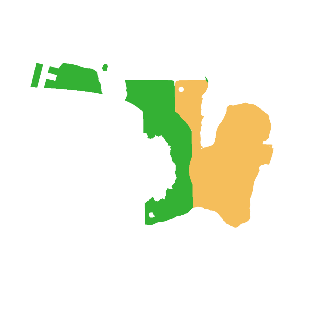 Biome Rust Map: Procedural Map, Size: 1850, Seed: 45643564