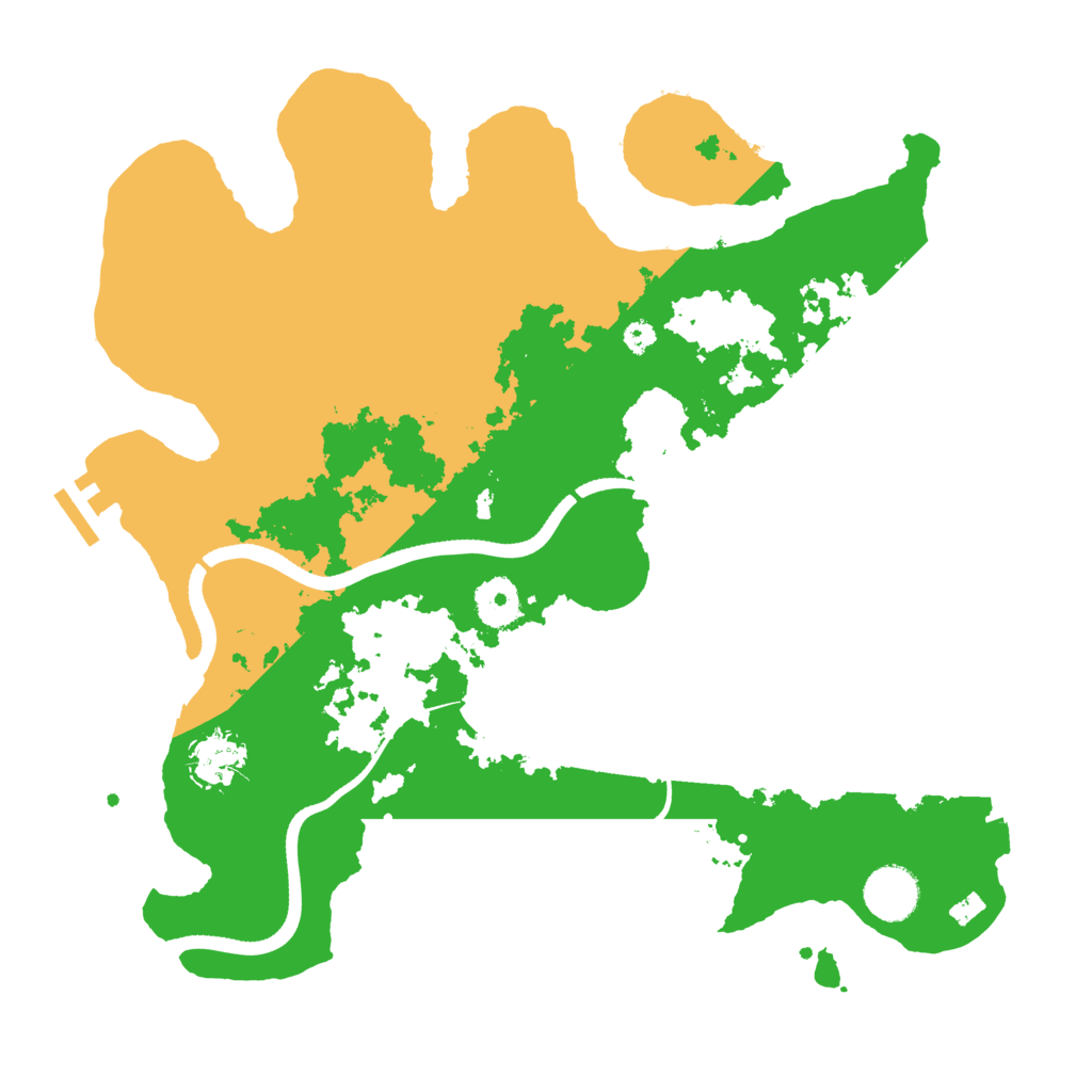 Biome Rust Map: Procedural Map, Size: 3500, Seed: 2127306779