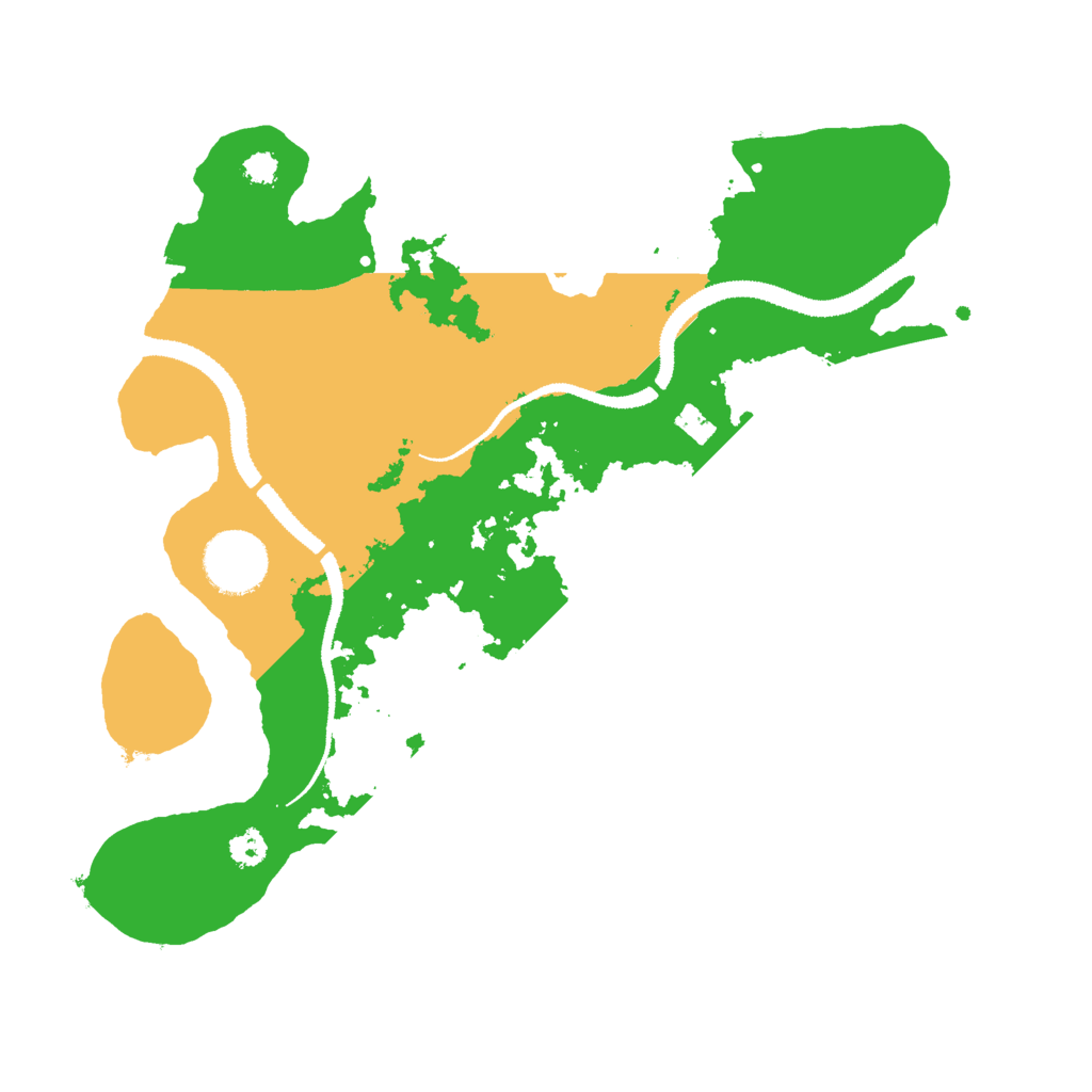 Biome Rust Map: Procedural Map, Size: 3000, Seed: 2114750779