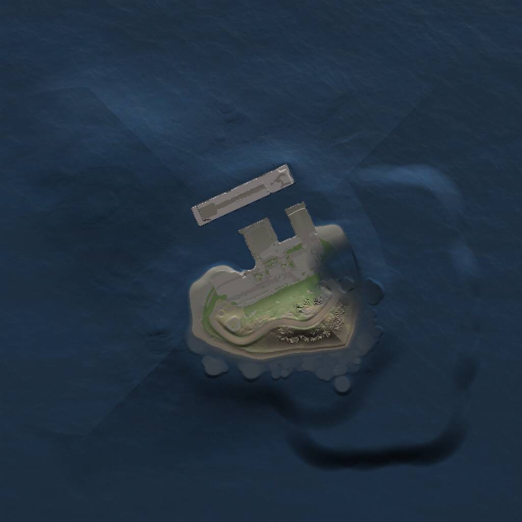Rust Map: Procedural Map, Size: 1000, Seed: 466935, 2 Monuments