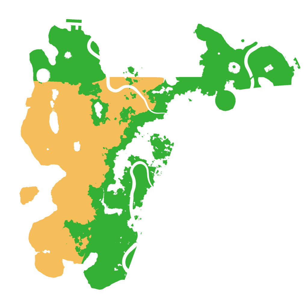 Biome Rust Map: Procedural Map, Size: 4000, Seed: 135245724