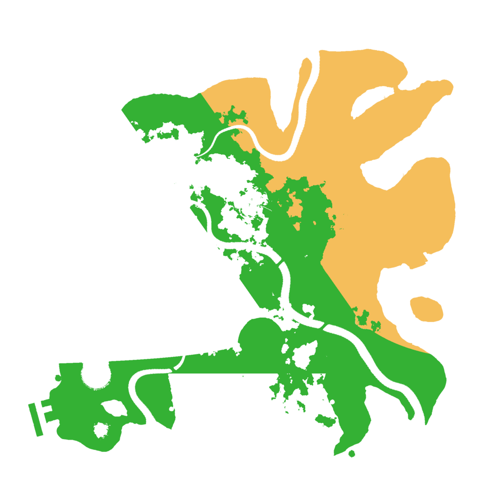 Biome Rust Map: Procedural Map, Size: 3000, Seed: 1681430310