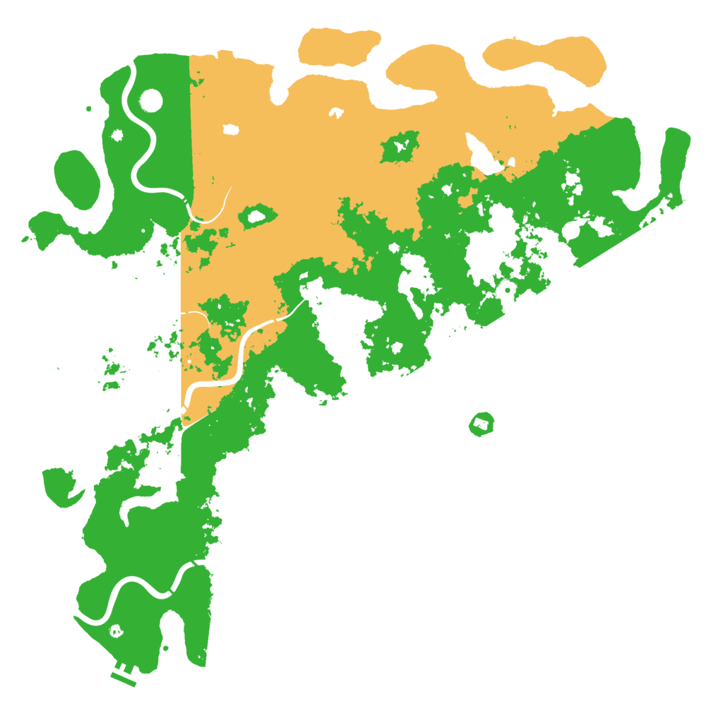 Biome Rust Map: Procedural Map, Size: 5500, Seed: 176157915