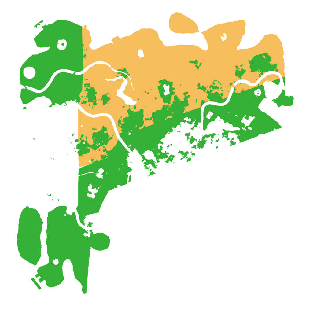 Biome Rust Map: Procedural Map, Size: 4600, Seed: 1316326147