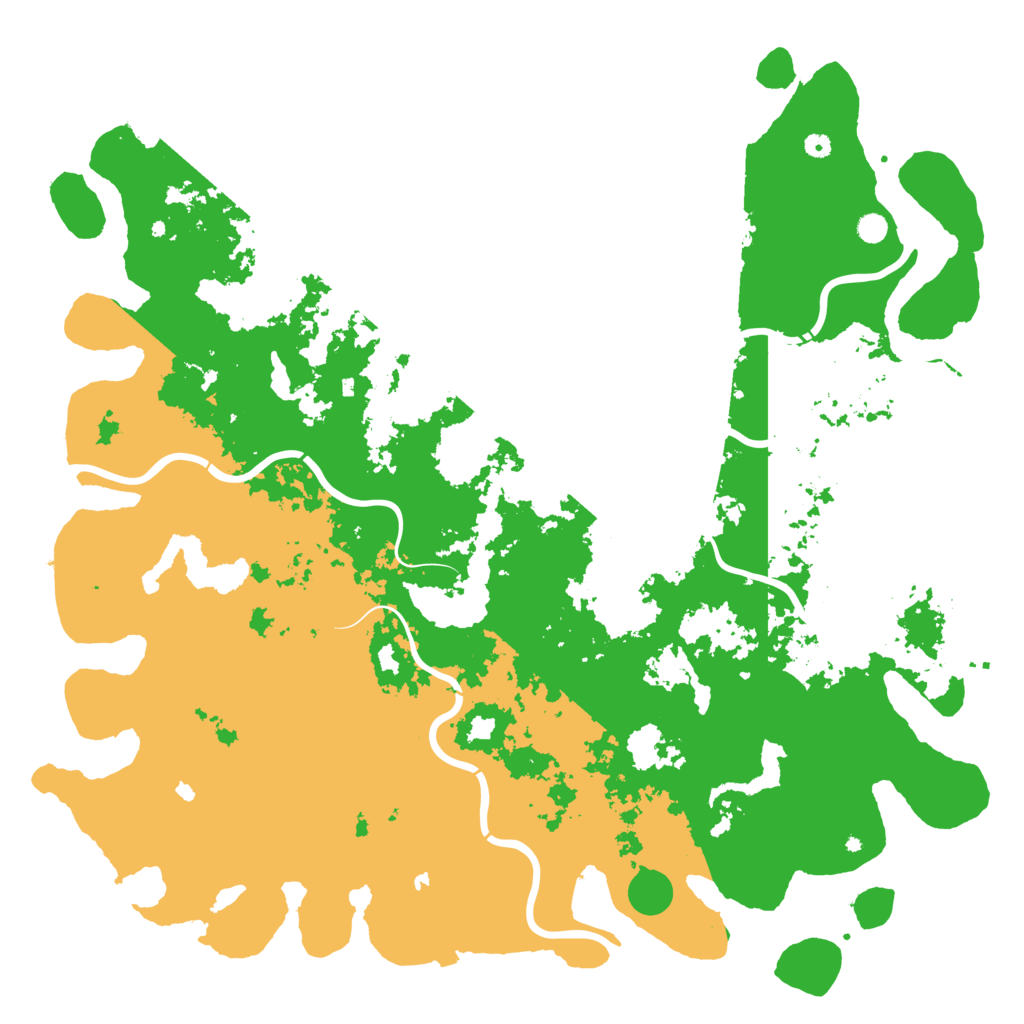 Biome Rust Map: Procedural Map, Size: 6000, Seed: 5680