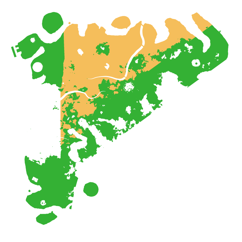 Biome Rust Map: Procedural Map, Size: 4500, Seed: 869078881