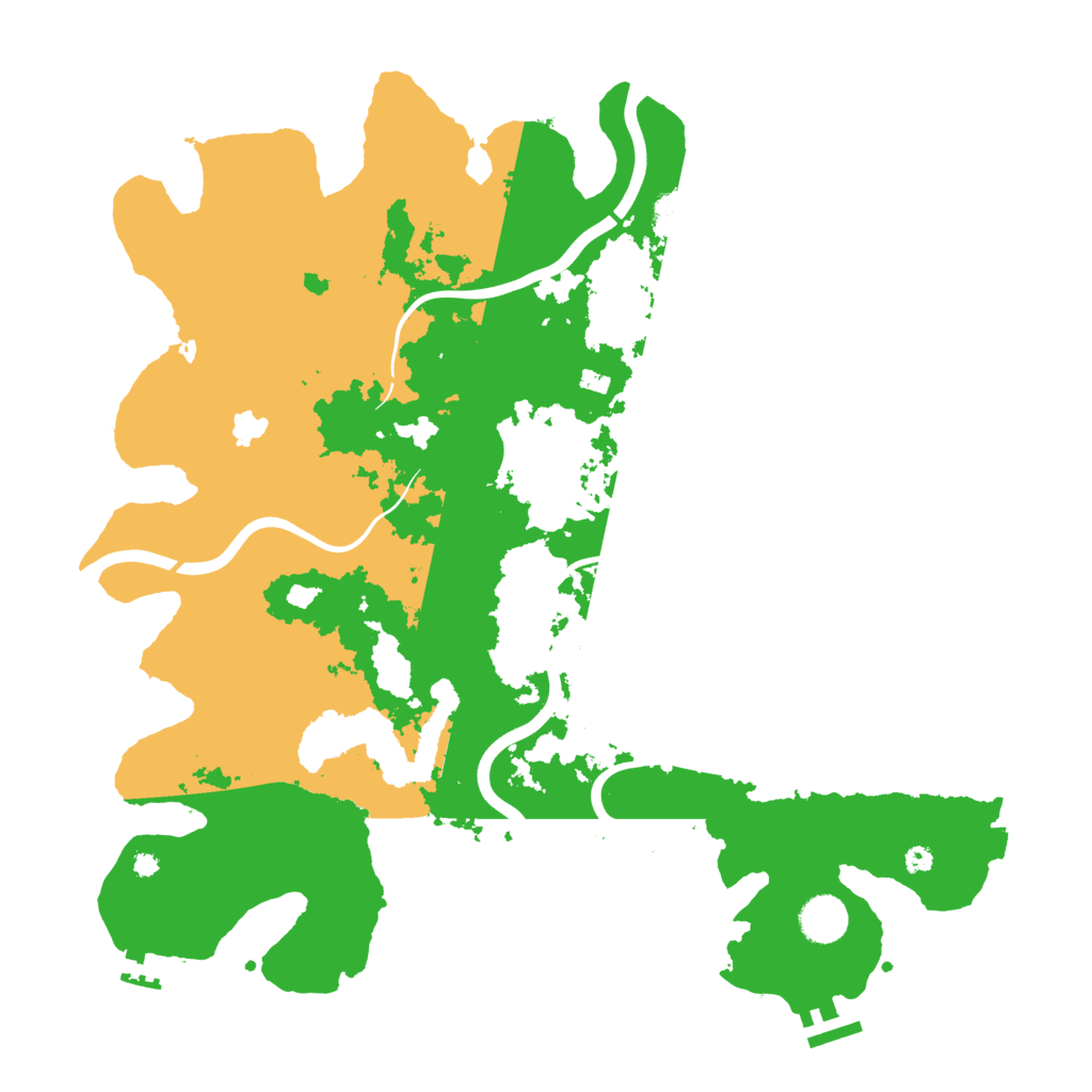 Biome Rust Map: Procedural Map, Size: 4000, Seed: 65297