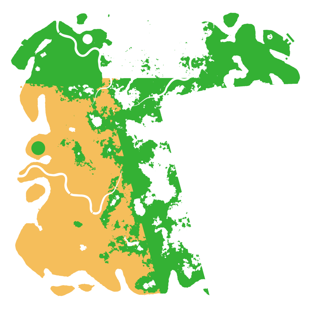 Biome Rust Map: Procedural Map, Size: 6000, Seed: 704937