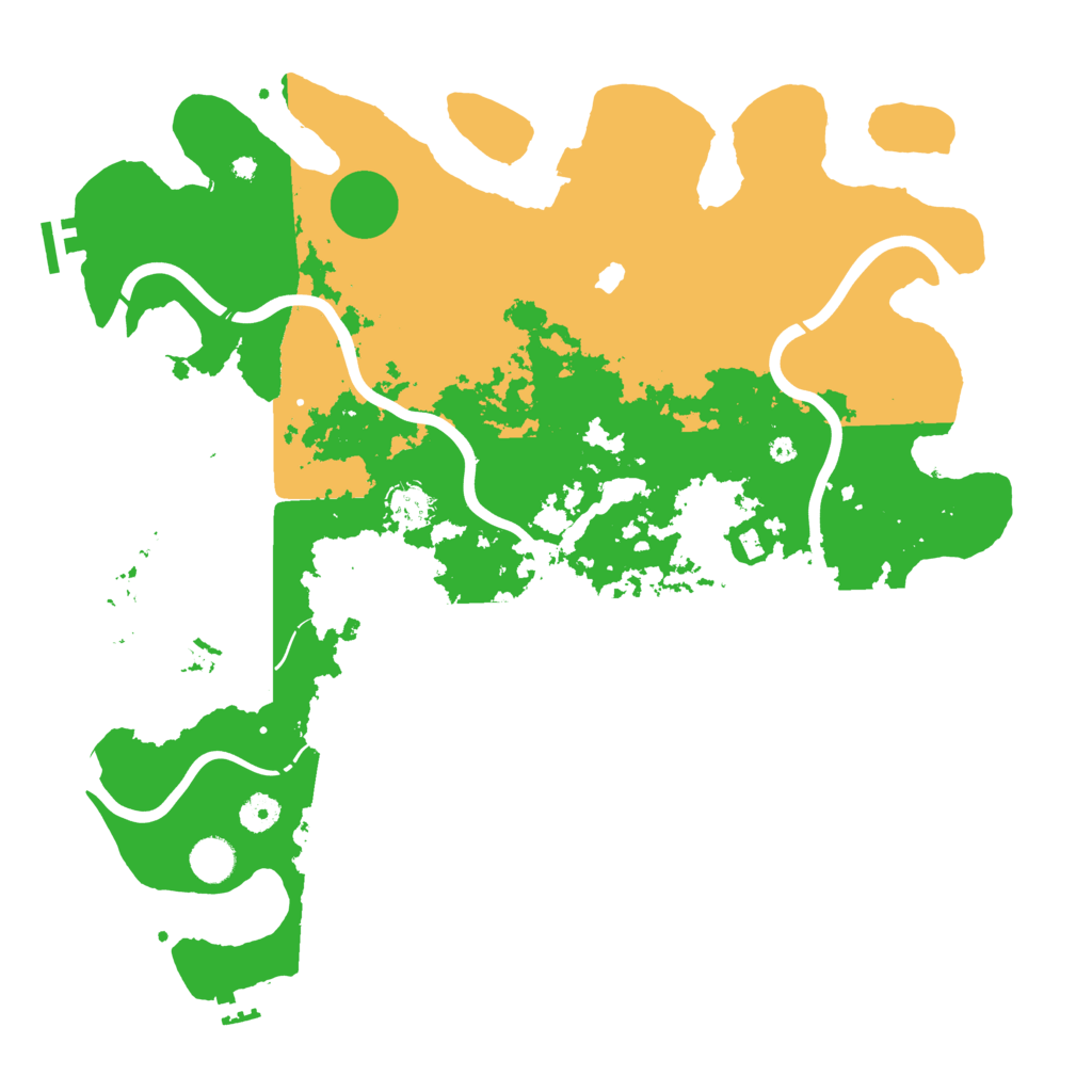 Biome Rust Map: Procedural Map, Size: 4250, Seed: 1250647159