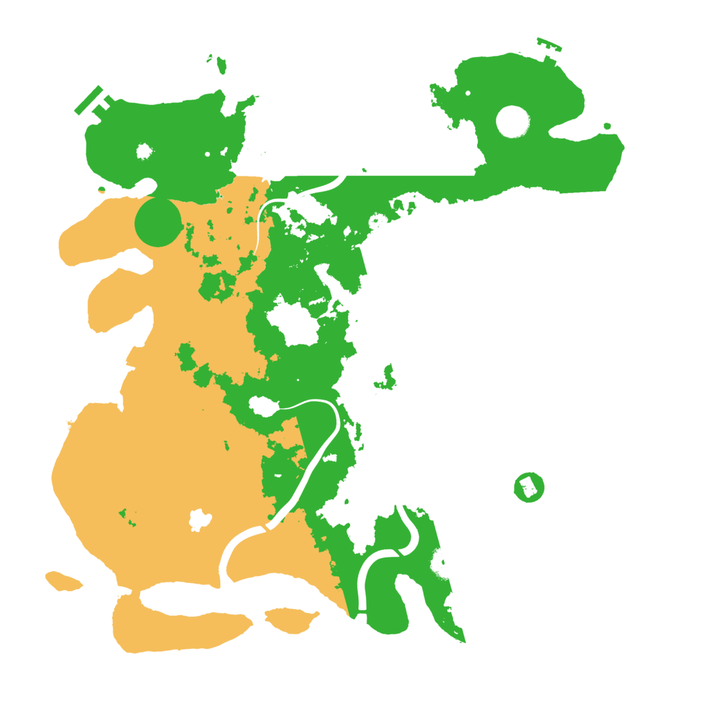 Biome Rust Map: Procedural Map, Size: 4000, Seed: 704937